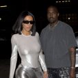 Kim Kardashian et son mari Kanye West assistent au vernissage de l'exposition du photographe Marcus Hyde. Los Angeles, le 28 juillet 2018.