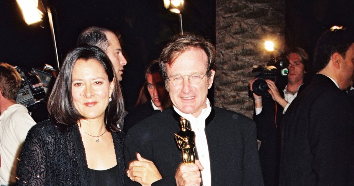 Robin Williams et sa femme Marsha Garces en à Los Angeles Purepeople