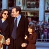 Robin Williams, sa femme Marsha Garces et leurs deux enfants en 1998.
