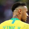 Neymar Jr. lors du quart de finale de la Coupe du Monde Russia2018 "Brésil - Belgique" au stade Kazan Arena. Le Brésil s'est incliné 0-2 face à la Belgique et est éliminé de la compétition. Kazan, le 6 juillet 2018.