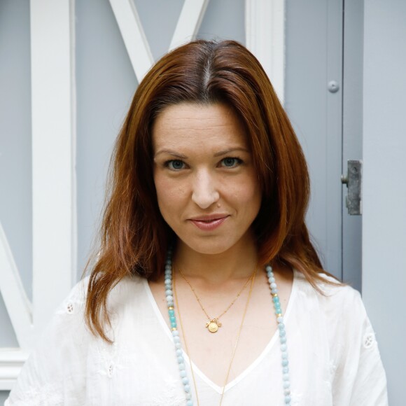Semi-Exclusif - Rendez-vous avec Natasha St-Pier. Après le beau succès de l'album "Thérèse, vivre d'amour" sorti en 2013 et ses 200 000 exemplaires vendus, Natasha St-Pier revient avec un nouvel opus intitulé "Thérèse de Lisieux - Aimer c'est tout donner" dont la sortie est prévue le 3 août 2018. Paris, le 28 juin 2018. © Marc Ausset-Lacroix/Bestimage