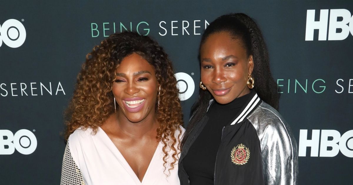 Serena Williams et sa sœur Venus Williams à la première du documentaire