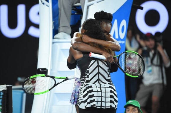 Serena et Venus Williams en finale de l'Open d'Australie. Melbourne, janvier 2017.