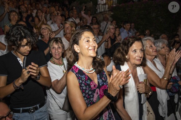 Exclusif - Ingrid Betancourt et sa mère Yolanda Pulecio - Soirée d'ouverture du festival de Ramatuelle avec la représentation de la pièce Edmond le 1er aout 2018. © Cyril Bruneau/Bestimage