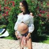 Julie Ricci à son sixième mois de grossesse - Instagram, 27 juin 2018