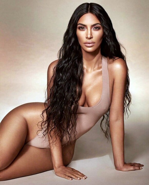 Kim Kardashian pose pour la campagne de sa marque de cosmétiques KKW Beauty, le 29 juillet 2018.  Kim Kardashian poses for the new campaign of her cosmetics brand KKW BEAUTY Classic Collection 2018.29/07/2018 - Los Angeles