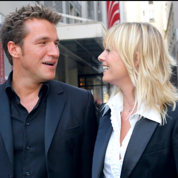 BENJAMIN CASTALDI ET FLAVIE FLAMENT LORS DE LA CONFERENCE DE PRESSE DE RENTREE DE TF1