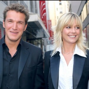 BENJAMIN CASTALDI ET FLAVIE FLAMENT LORS DE LA CONFERENCE DE PRESSE DE RENTREE DE TF1