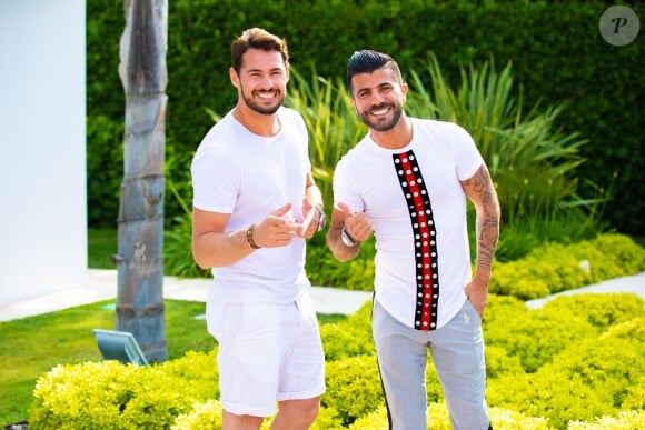 Rémi Notta et Thomas, candidats des "Vacances des Anges 3" sur NRJ12, photo officielle