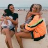 Alexandra Rosenfeld et Valérie Begue avec leurs filles - Instagram, 8 août 2018