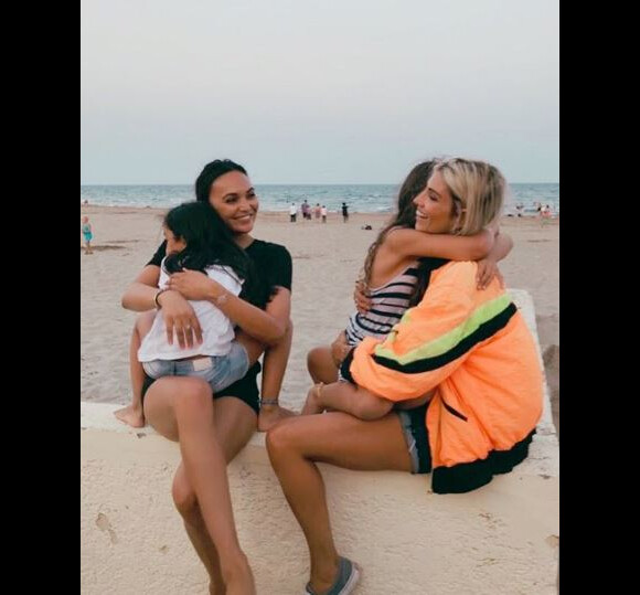 Alexandra Rosenfeld et Valérie Begue avec leurs filles - Instagram, 8 août 2018
