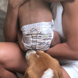 Ariane Brodier et son fils - Instagram, 18 juin 2018