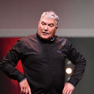 Jean Marie Bigard, l'humoriste français, au Festival des Plages du Rire à Nice le 10 juillet 2018. © Bruno Bebert / Bestimage