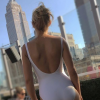 Elodie Gossuin en maillot de bain à New York pour ses 12 ans de mariage, le 7 juillet 2018.