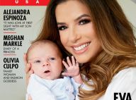 Eva Longoria : Maman chic et gaga avec son petit Santiago rieur dans ses bras