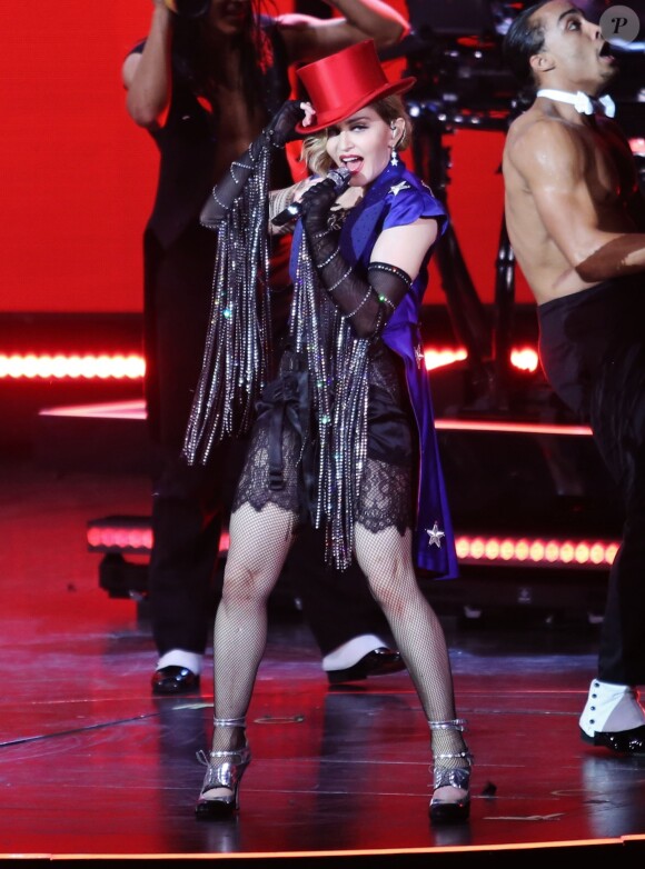 Madonna en concert au Canada en 2015.