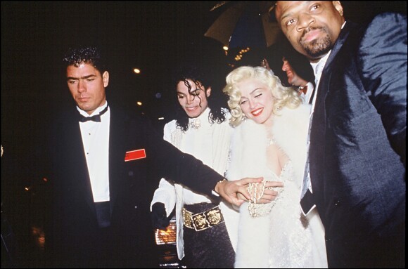 Madonna dans la peau de Marilyn Monroe avec Michael Jackson, 1991.