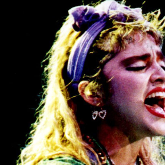 Madonna icône mode des années 1980, à Toronto en 1985.