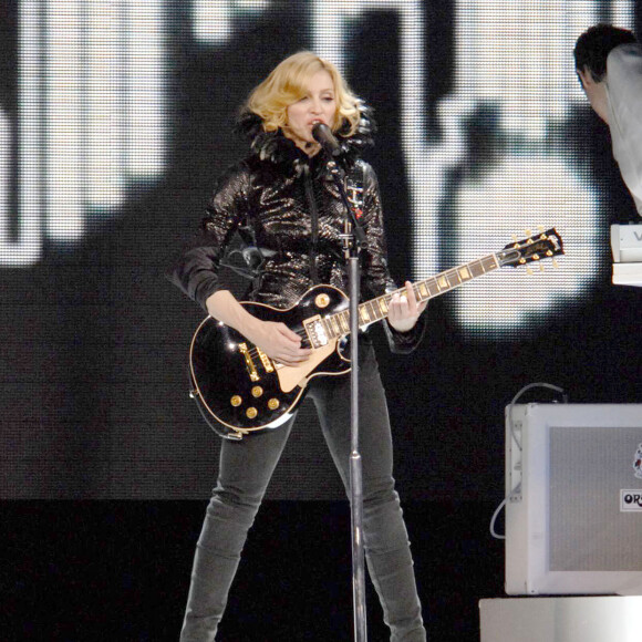 Madonna lors de son "Confessions World Tour" à New York, en 2006.