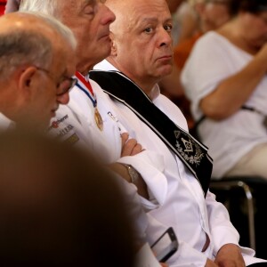 Thierry Marx - Obsèques de Joël Robuchon en la cathédrale Saint-Pierre de Poitiers le 17 août 2018. © Patrick Bernard / Bestimage