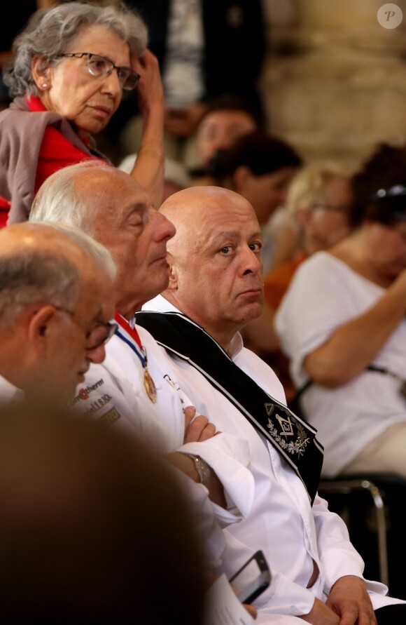 Thierry Marx - Obsèques de Joël Robuchon en la cathédrale Saint-Pierre de Poitiers le 17 août 2018. © Patrick Bernard / Bestimage