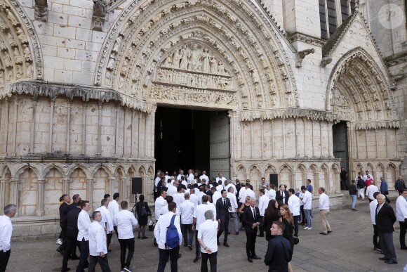 Illustration - Obsèques de Joël Robuchon en la cathédrale Saint-Pierre de Poitiers le 17 août 2018. © Patrick Bernard / Bestimage