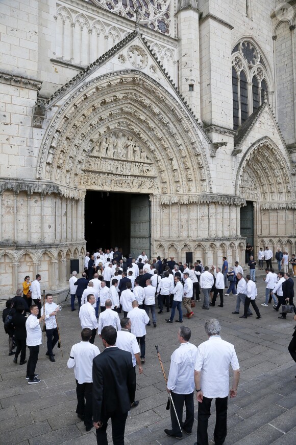 Illustration - Obsèques de Joël Robuchon en la cathédrale Saint-Pierre de Poitiers le 17 août 2018. © Patrick Bernard / Bestimage