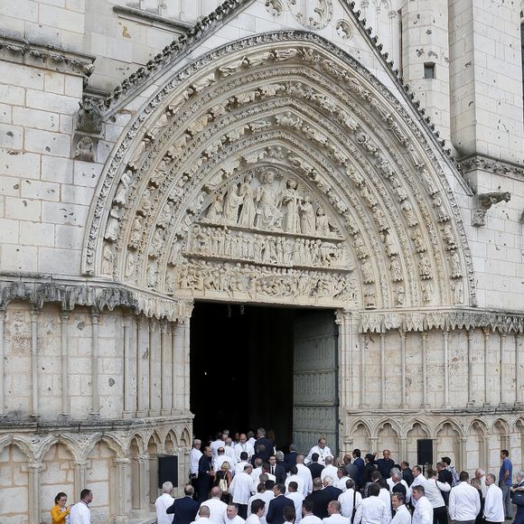 Illustration - Obsèques de Joël Robuchon en la cathédrale Saint-Pierre de Poitiers le 17 août 2018. © Patrick Bernard / Bestimage