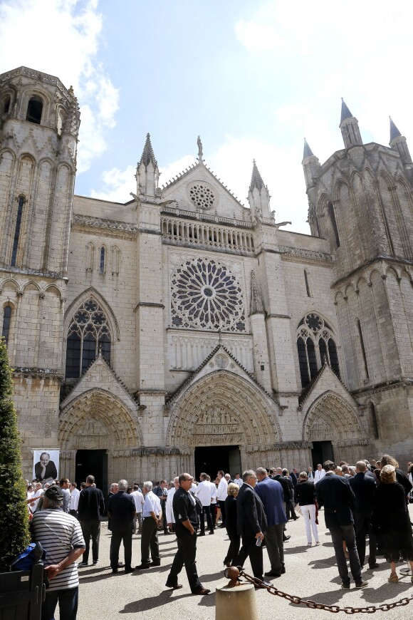 Illustration - Obsèques de Joël Robuchon en la cathédrale Saint-Pierre de Poitiers le 17 août 2018. © Patrick Bernard / Bestimage