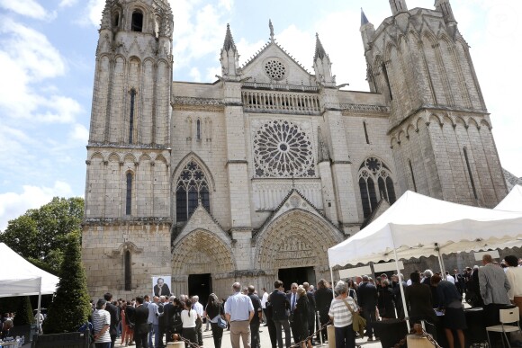 Illustration - Obsèques de Joël Robuchon en la cathédrale Saint-Pierre de Poitiers le 17 août 2018. © Patrick Bernard / Bestimage