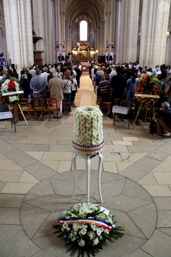 Illustration - Obsèques de Joël Robuchon en la cathédrale Saint-Pierre de Poitiers le 17 août 2018. © Patrick Bernard / Bestimage