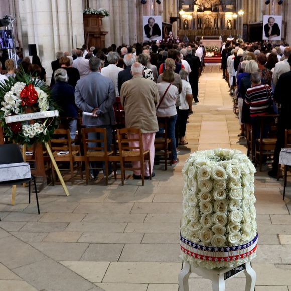 Illustration - Obsèques de Joël Robuchon en la cathédrale Saint-Pierre de Poitiers le 17 août 2018. © Patrick Bernard / Bestimage