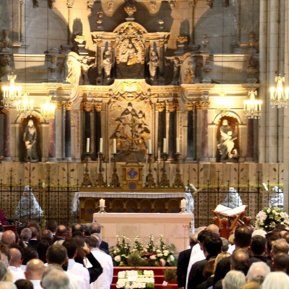 Illustration - Obsèques de Joël Robuchon en la cathédrale Saint-Pierre de Poitiers le 17 août 2018. © Patrick Bernard / Bestimage