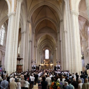 Illustration - Obsèques de Joël Robuchon en la cathédrale Saint-Pierre de Poitiers le 17 août 2018. © Patrick Bernard / Bestimage