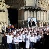 Alain Ducasse, Thierry Marx - Obsèques de Joël Robuchon en la cathédrale Saint-Pierre de Poitiers le 17 août 2018. © Patrick Bernard / Bestimage