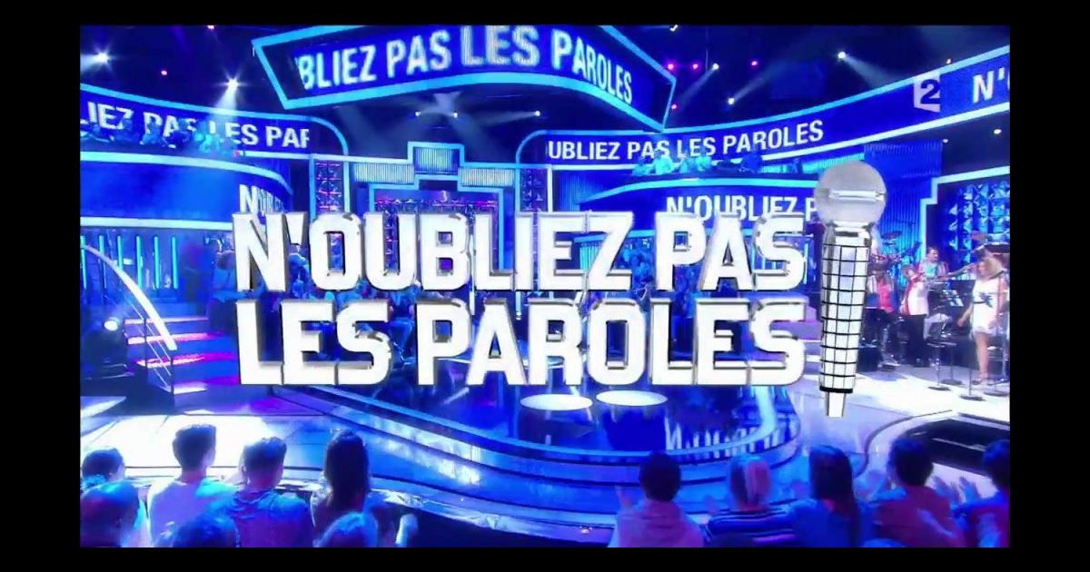 Le Logo De Noubliez Pas Les Paroles Sur France 2 Purepeople