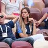 Charlotte Pirroni (compagne de Florian Thauvin) - Célébrités dans les tribunes lors du match de coupe du monde opposant la France au Danemark au stade Loujniki à Moscou, Russia, le 26 juin 2018. Le match s'est terminé par un match nul 0-0. © Cyril Moreau/Bestimage