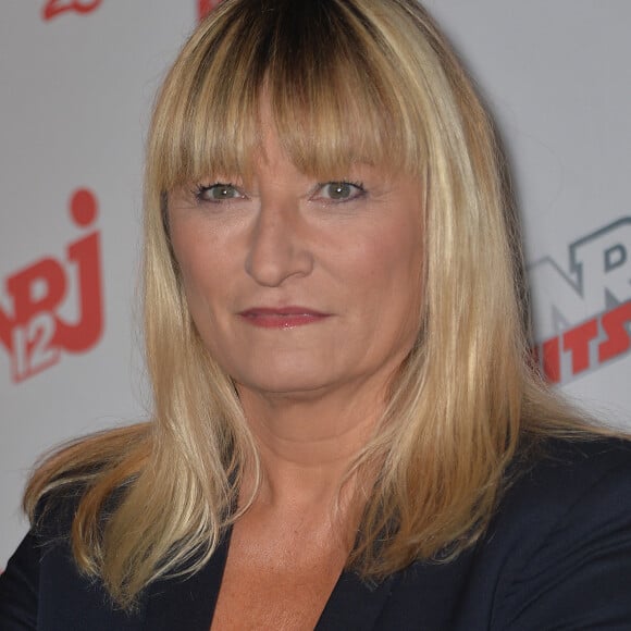 Christine Bravo - Conférence de presse de la grille de rentrée 2015/2016 des chaînes NRJ12, NRJ Hits et Chérie 25 à la Cour du Marais à Paris, le 27 août 2015.