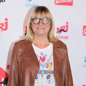 Christine Bravo lors de la conférence de presse de rentrée du groupe NRJ au Musée du Quai Branly à Paris, le 21 septembre 2017. © CVS/Bestimage