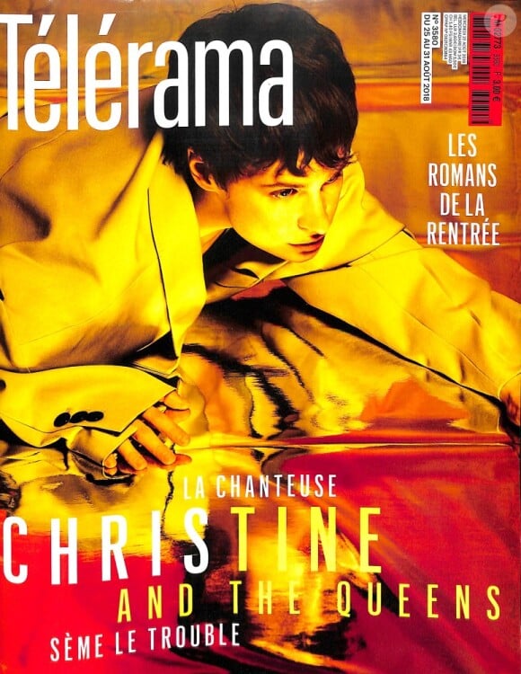 Christine and The Queens dans "Télérama", en kiosques le 25 août 2018.