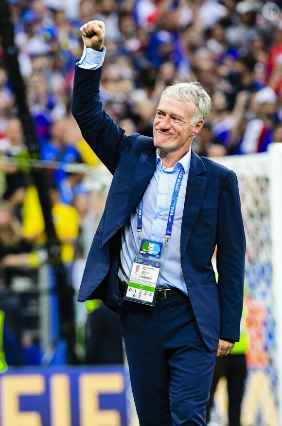 Didier Deschamps - Finale de la Coupe du Monde de Football 2018 en Russie à Moscou, opposant la France à la Croatie (4-2) le 15 juillet 2018 © Moreau-Perusseau / Bestimage