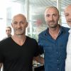 Fabien Barthez, Christophe Dugarry et Franck Leboeuf - 11ème édition du "BGC Charity Day" à Paris le 11 septembre 2015.