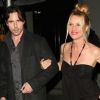 Nicollette Sheridan et son mari Aaron Phypers à Los Angeles, le 9 mars 2015.