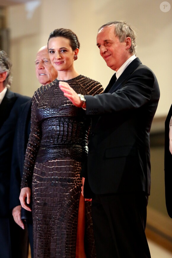 Asia Argento et son père Dario Argento à Cannes le 19 mai 2012.