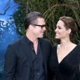 Brad Pitt, Angelina Jolie - Première du film "Maleficent" à Londres le 8 mai 2014.