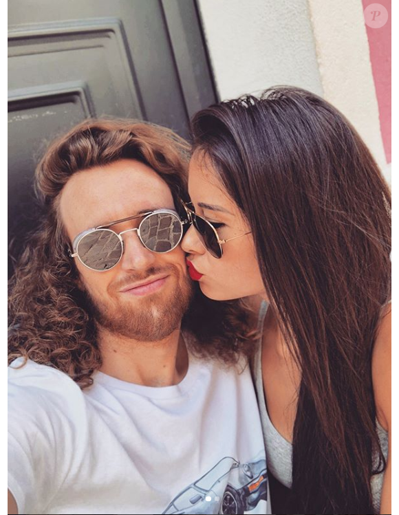 Maxime et Alizée ("Pékin Express") amoureux sur Instagram. Août 2018.