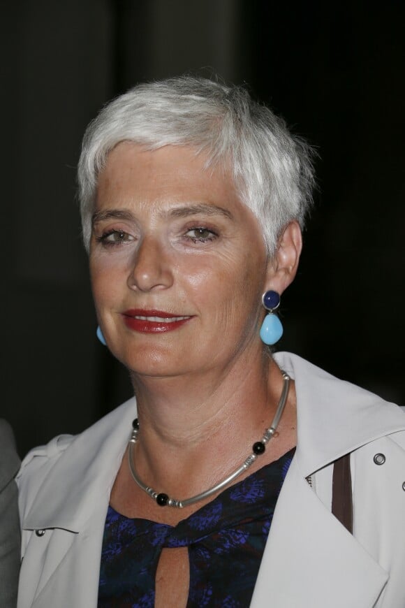 Frédérique Lantieri lors de la conférence de presse de rentrée de France Télévisions au Palais de Tokyo à Paris, le 26 août 2014.