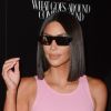 Kim Kardashian à la vente aux enchères du 25ème anniversaire de What Goes Around Comes à Beverly Hills, le 21 aout 2018.