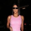 Kim Kardashian à la vente aux enchères du 25ème anniversaire de What Goes Around Comes à Beverly Hills, le 21 aout 2018.