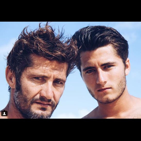 Bixente Lizarazu et son fils Tximista sur Instagram le 21 avril 2016.